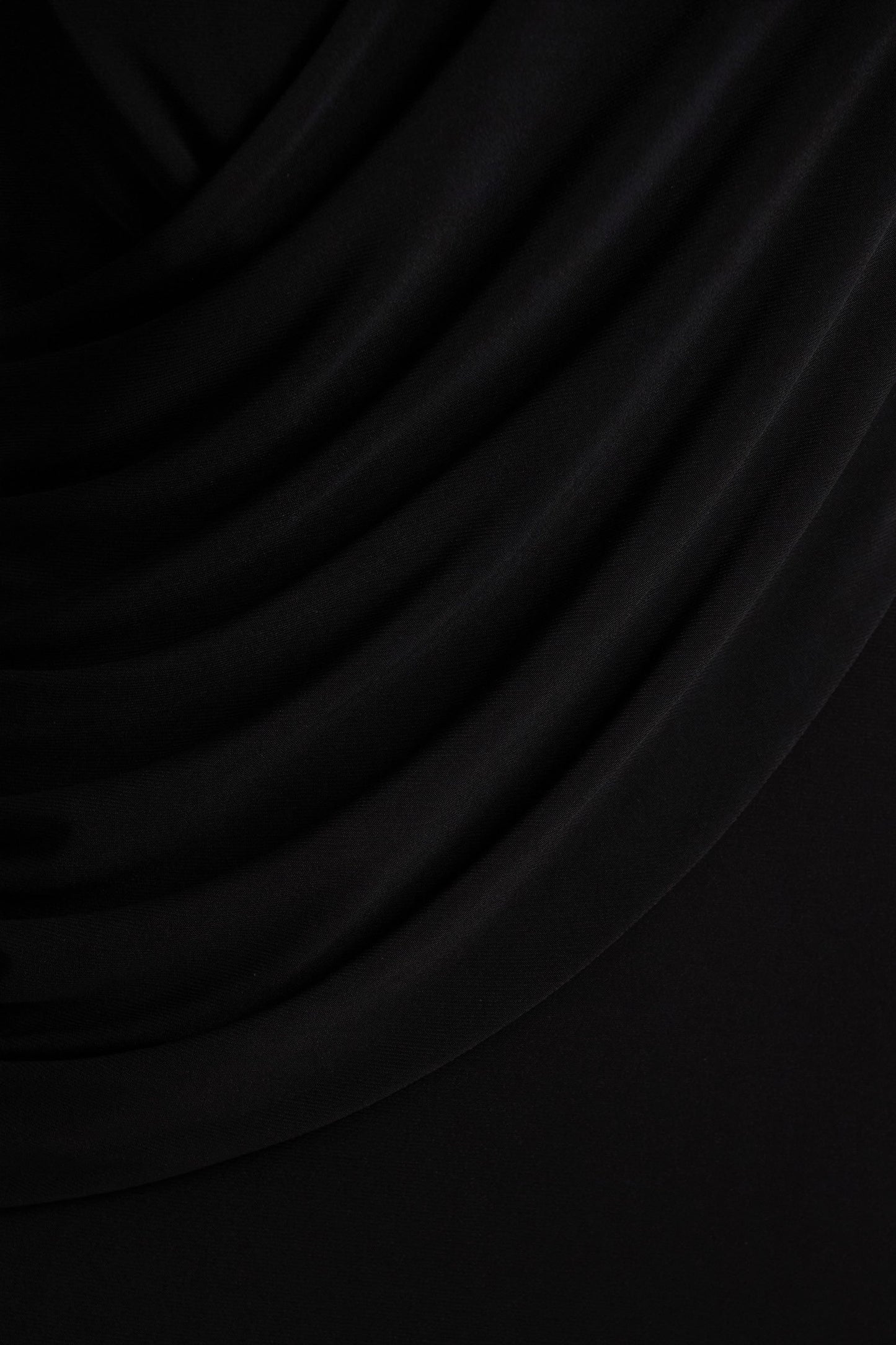 Daphira | Black Extreme-Plunge Neck Maxi Dress