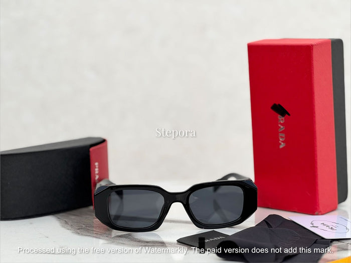 Bold Geometric Rectangular Sunglasses