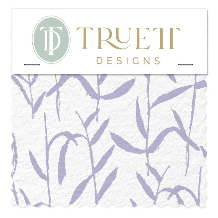 Botanic Hazy Lilac Luxury Fabric by the Yard