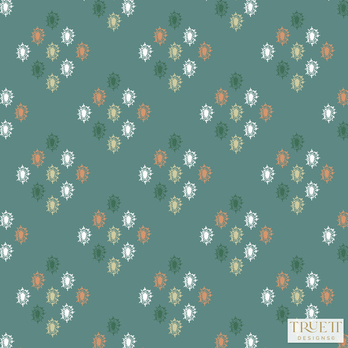 Teal / 18" x 18" Showroom Sample / Cotton Linen Blend | Drapery & Pillows