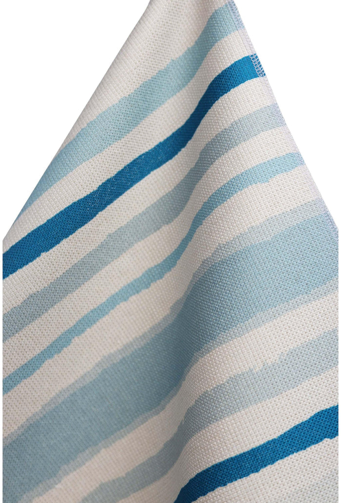 Brother Stripe Blues Luxury Fabric by the Yard