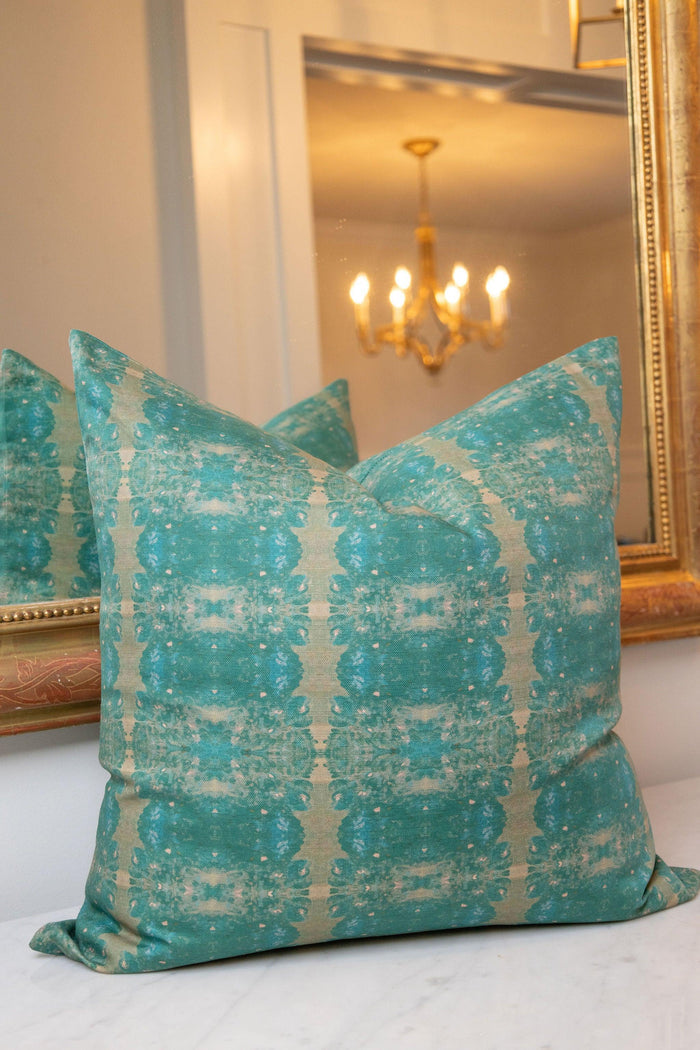 Centerpiece Small Repeat Juniper Luxury Bolster Pillow