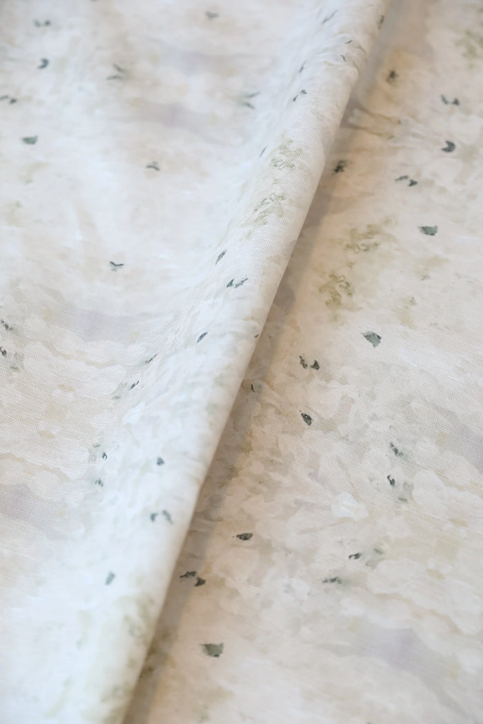 Centerpiece White Hydrangea Large Repeat Luxury Fabric by the Yard