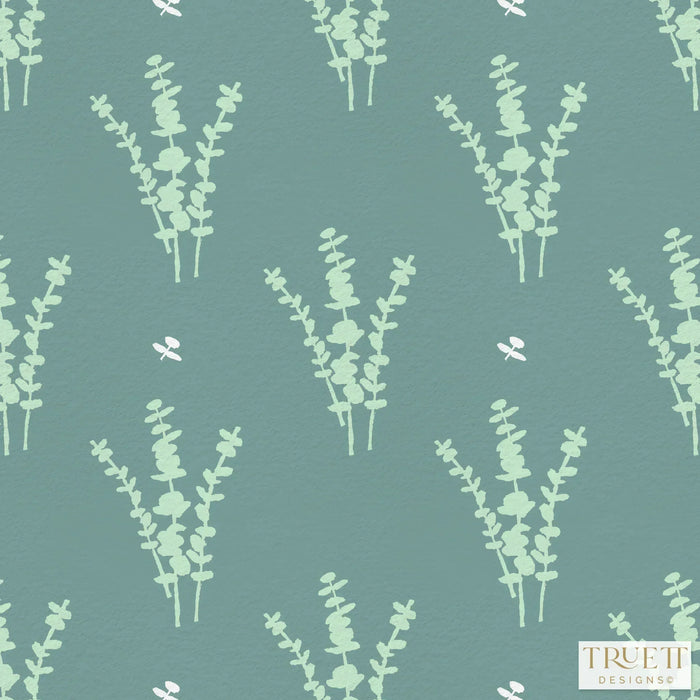 Eucalyptus Teal & Mint Luxury Bolster Pillow