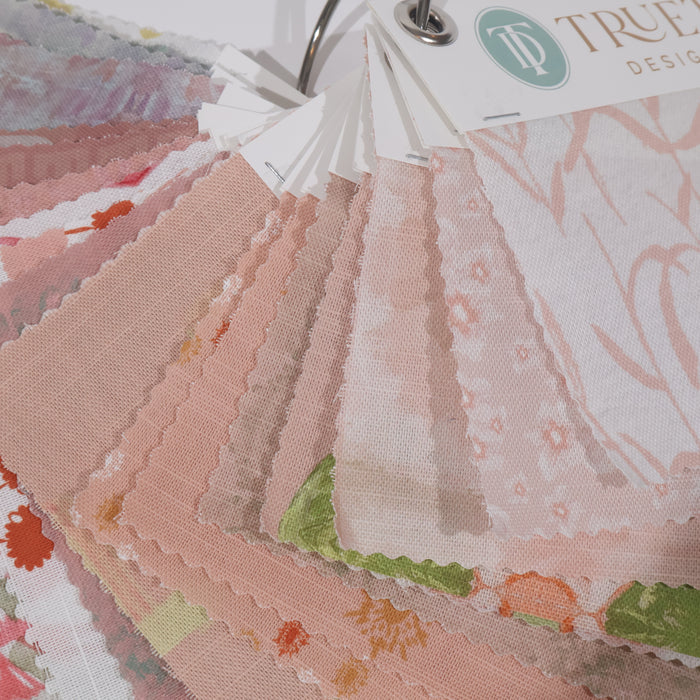 Cotton/Linen / Pinks/Purples/Reds/Yellows