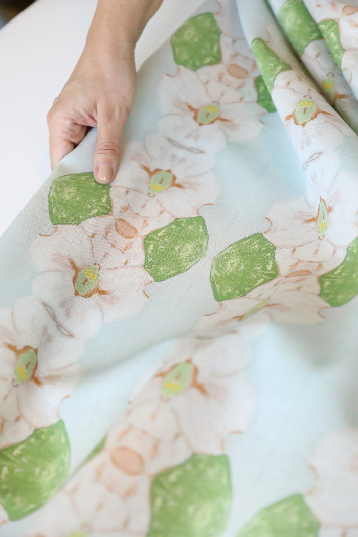 Fabric by the Yard / Cotton Linen Blend | Drapery & Pillows
