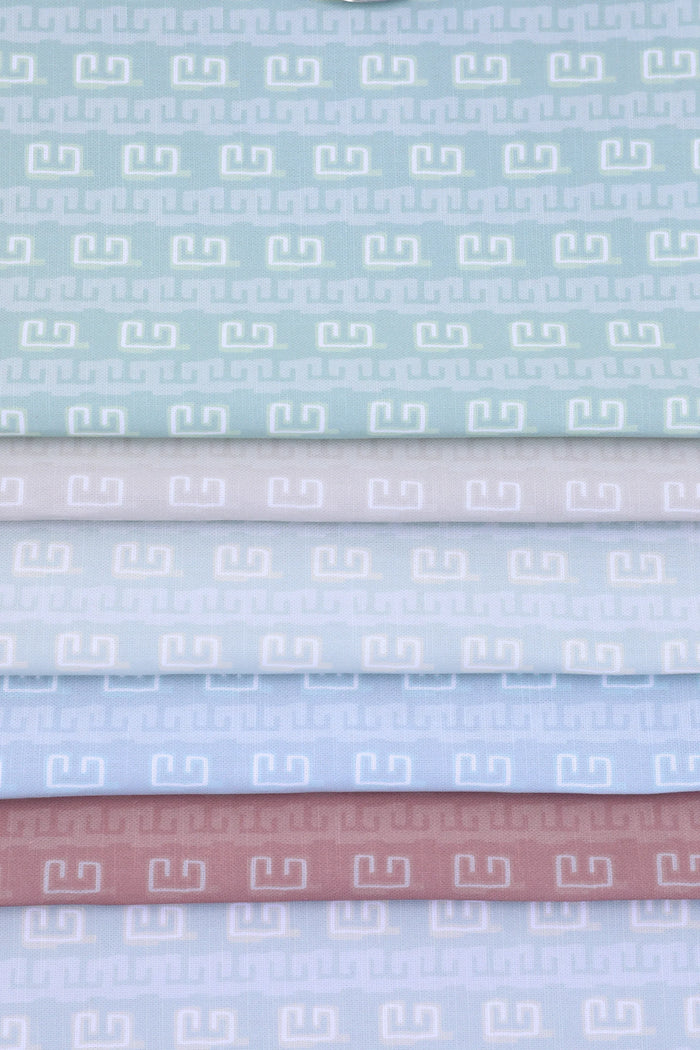 Gaga Greek Santa Rosa Small Repeat Luxury Fabric by the Yard