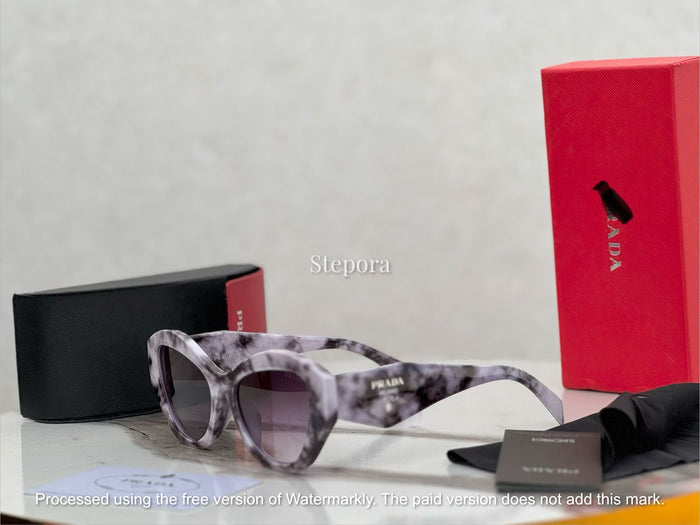 Geometric Cat-Eye Sunglasses