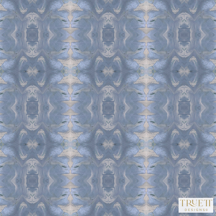 London Blue Topaz / 18" x 18" Showroom Sample / Cotton/Linen