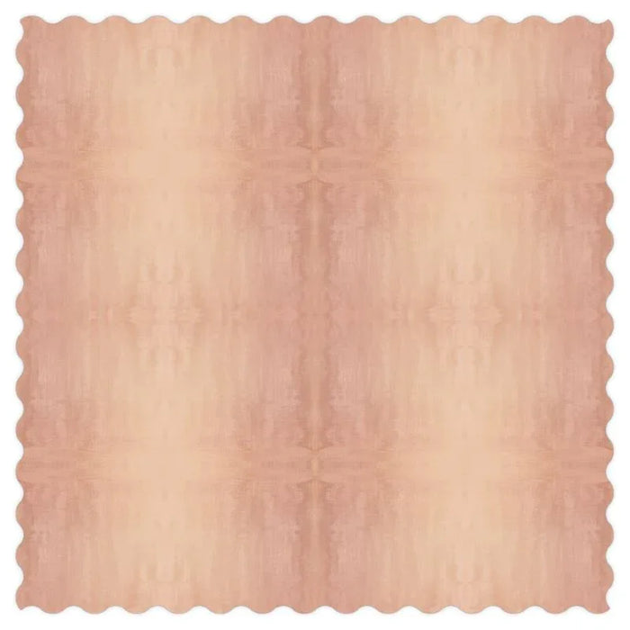 Painted Plaid Peach Fuzz Luxury Fabric by the Yard