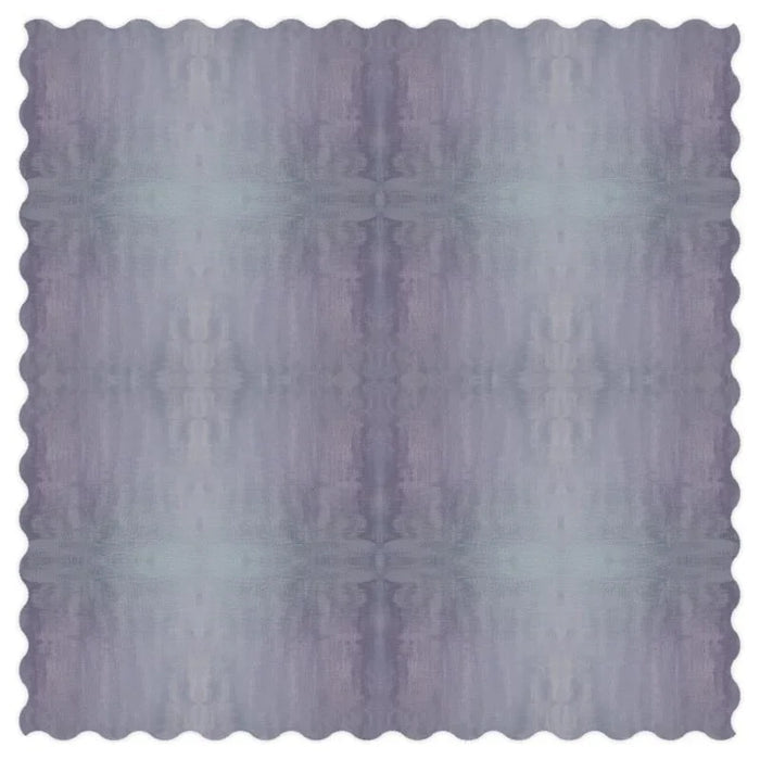 Painted Plaid Turquoise & Purple Luxury Fabric by the Yard
