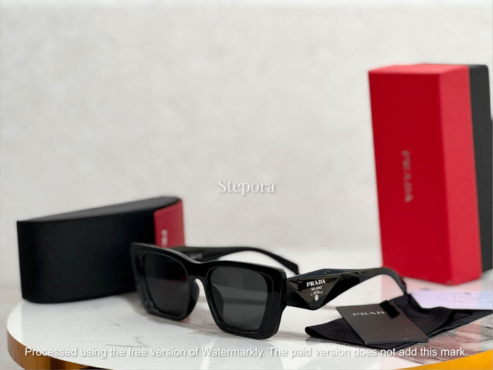 Rectangle Geometric Sunglasses