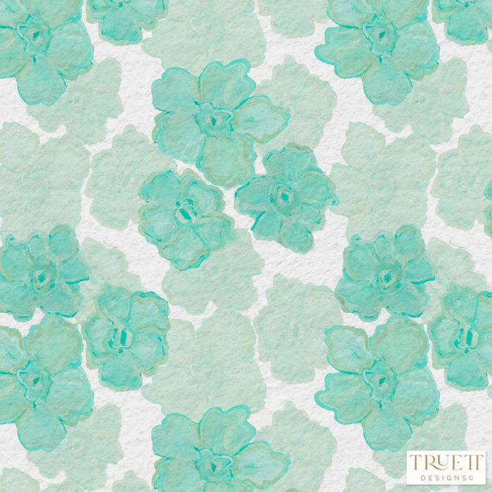 Trois Fleurs Verte Luxury Bolster Pillow