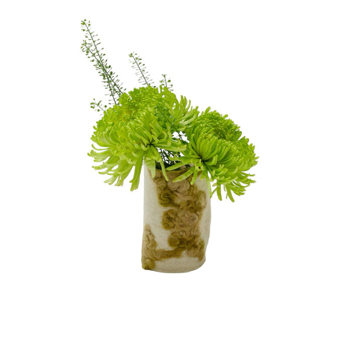Woodlands Felted Wool Flower Vase