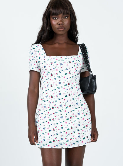 Hastings Mini Dress Floral Multi
