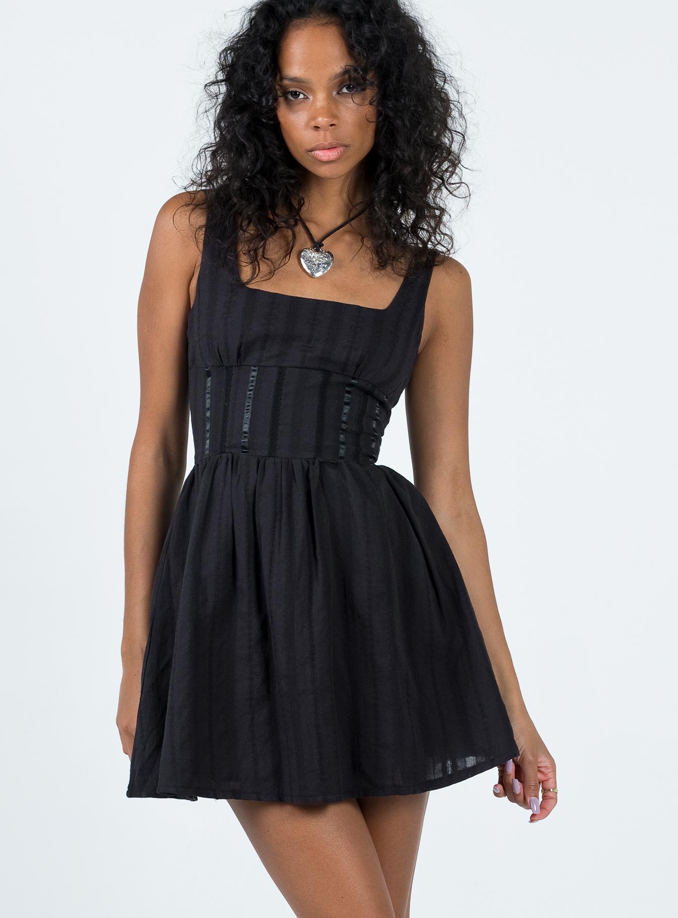 Lorinda Mini Dress Black