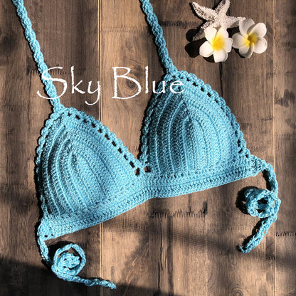 Crochet One-Piece Swimsuit