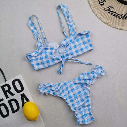 Multicolor Bikini Set