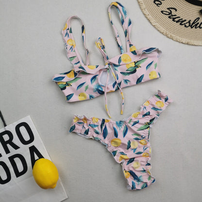 Multicolor Bikini Set