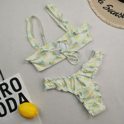 Multicolor Bikini Set