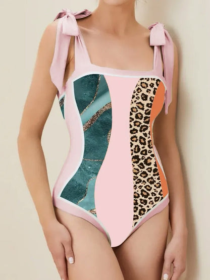 Multicolor One-Piece Swimsuit