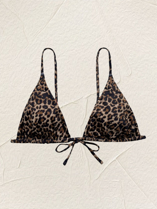 Leopard Print One-Piece Swimsuit