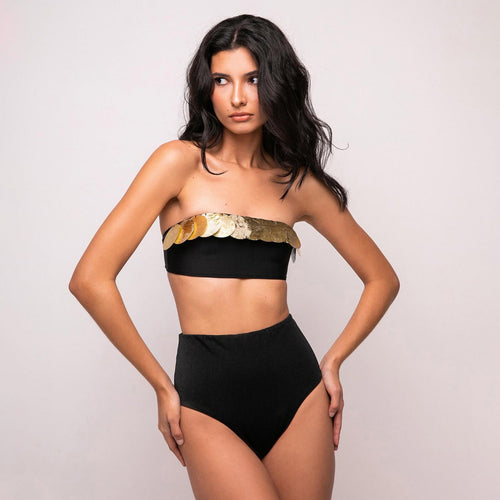 Black One-Piece Swimsuit