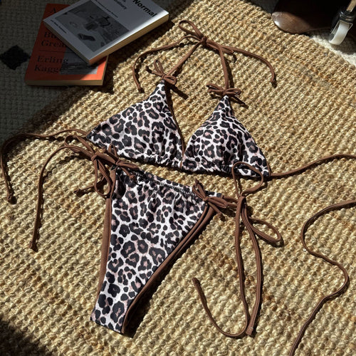 Lace Leopard Bikini Set