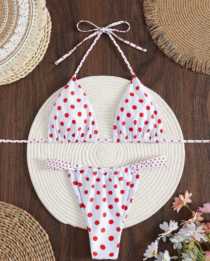 Open Back Bikini Set