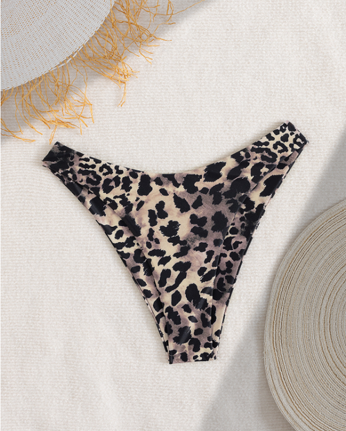 Leopard Print Bikini Set