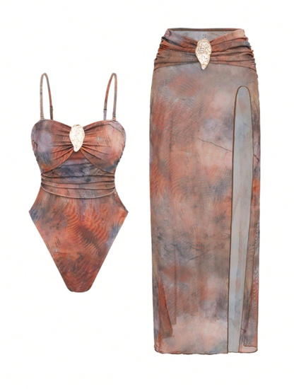 French One-Piece Swimsuit
