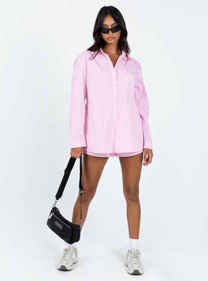 The Chloe Set Pink Stripe