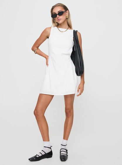 Swoon Mini Dress White