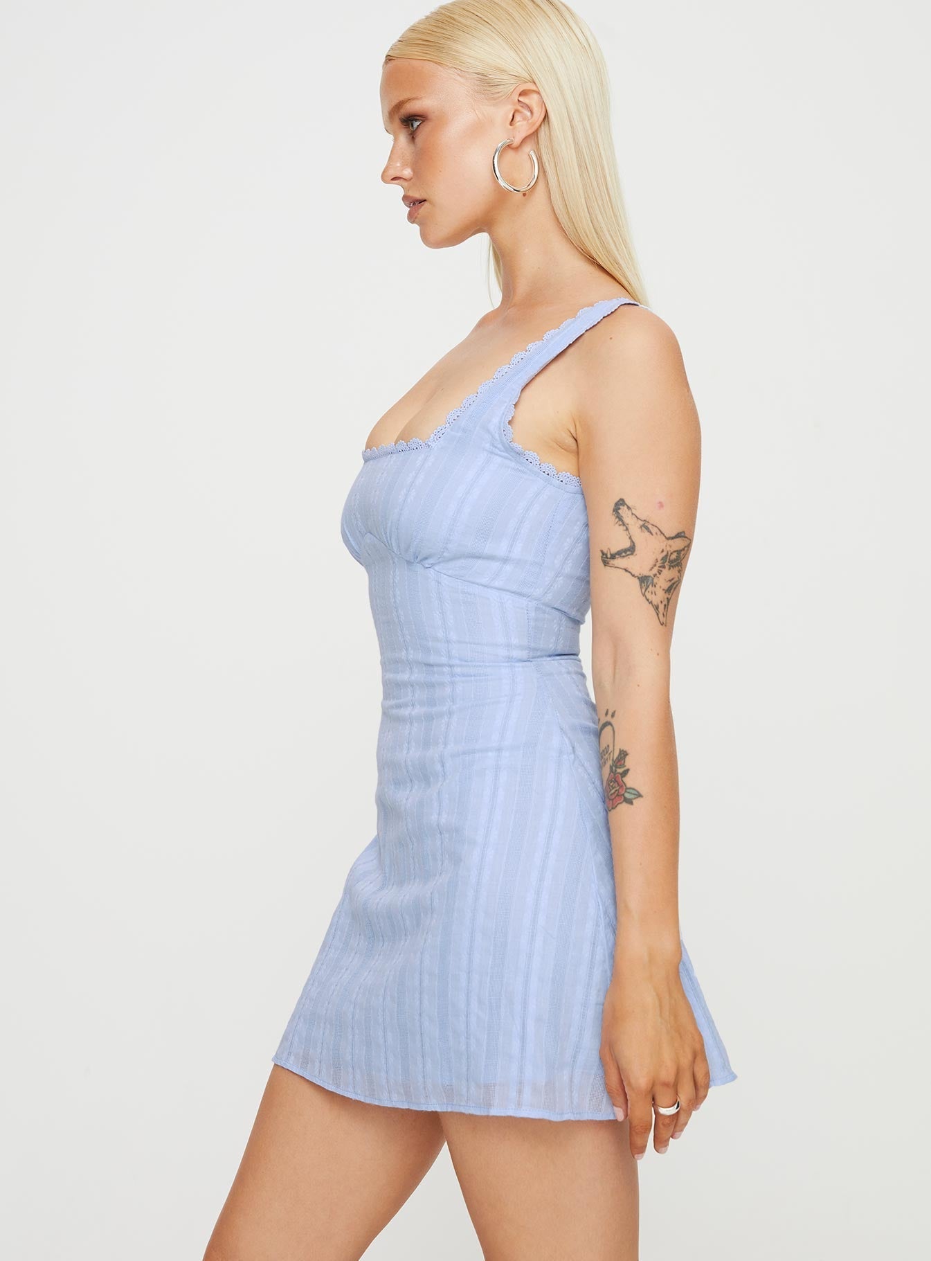 Dasha Mini Dress Blue