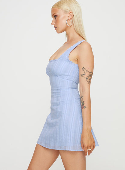 Dasha Mini Dress Blue
