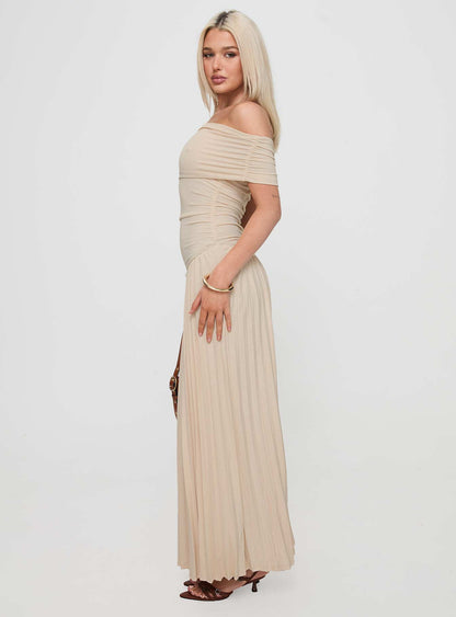 Field Of Dreams Maxi Dress Oatmeal