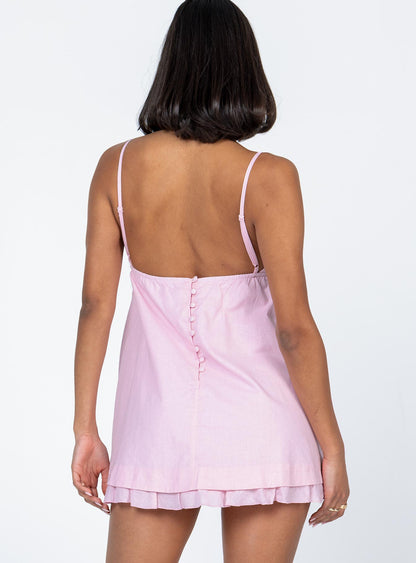 Empress of Love Mini Dress Pink
