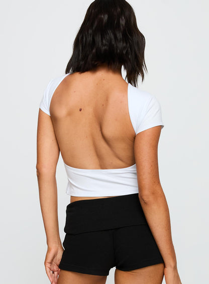 Stanford Comeback Top White