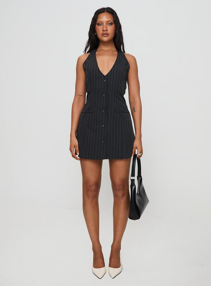 Fenny Mini Dress Pinstripe