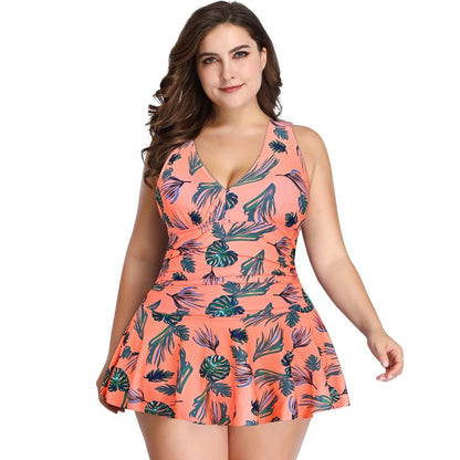 Plus Size One-Piece Swimsuit