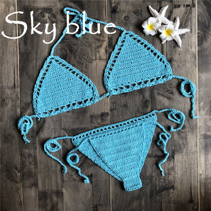 Crochet One-Piece Swimsuit