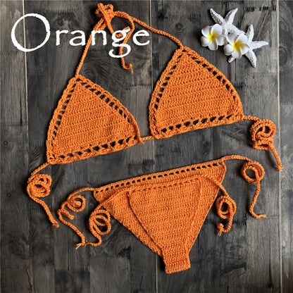 Crochet One-Piece Swimsuit