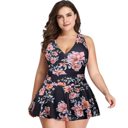 Plus Size One-Piece Swimsuit