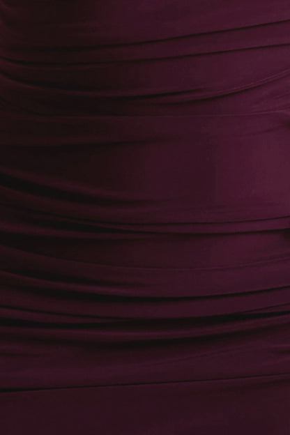 Dalarie | Port One-Shoulder Gathered Maxi Dress