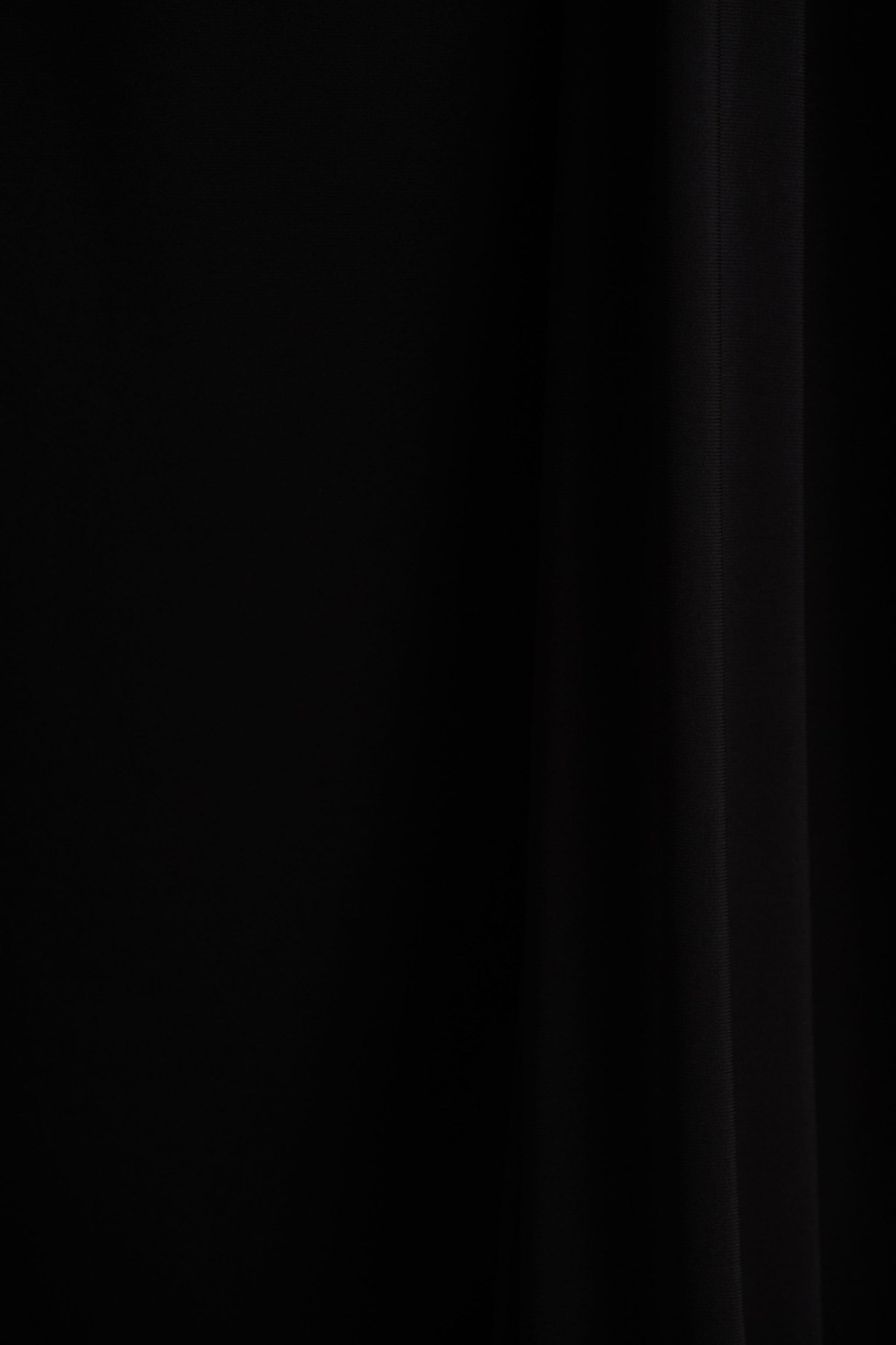 Bonnie | Black Asymmetric-Neck Maxi Dress With Open-Back