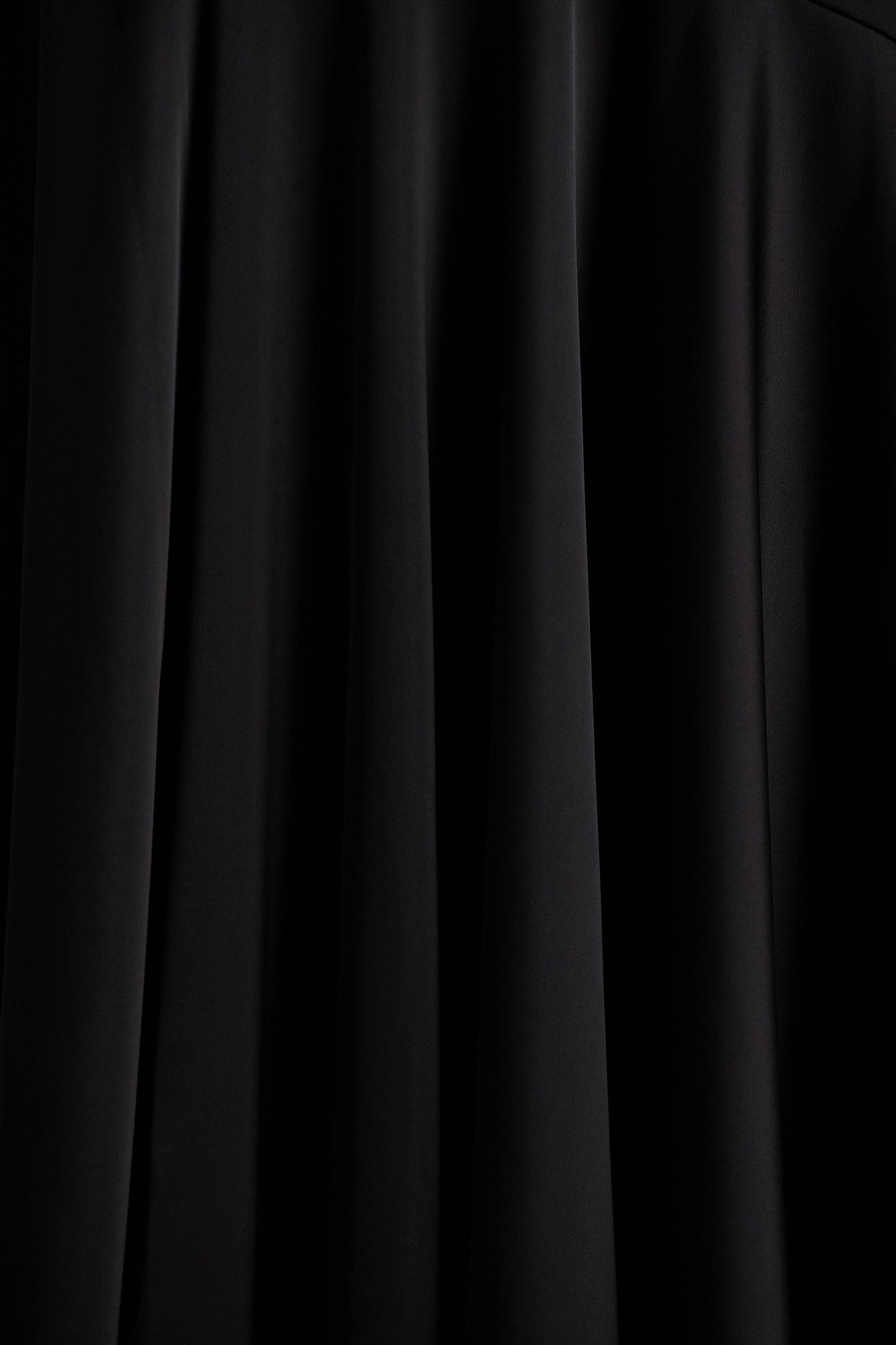 Jemima | Black Satin Halter-Neck Maxi Dress With Feather Trim