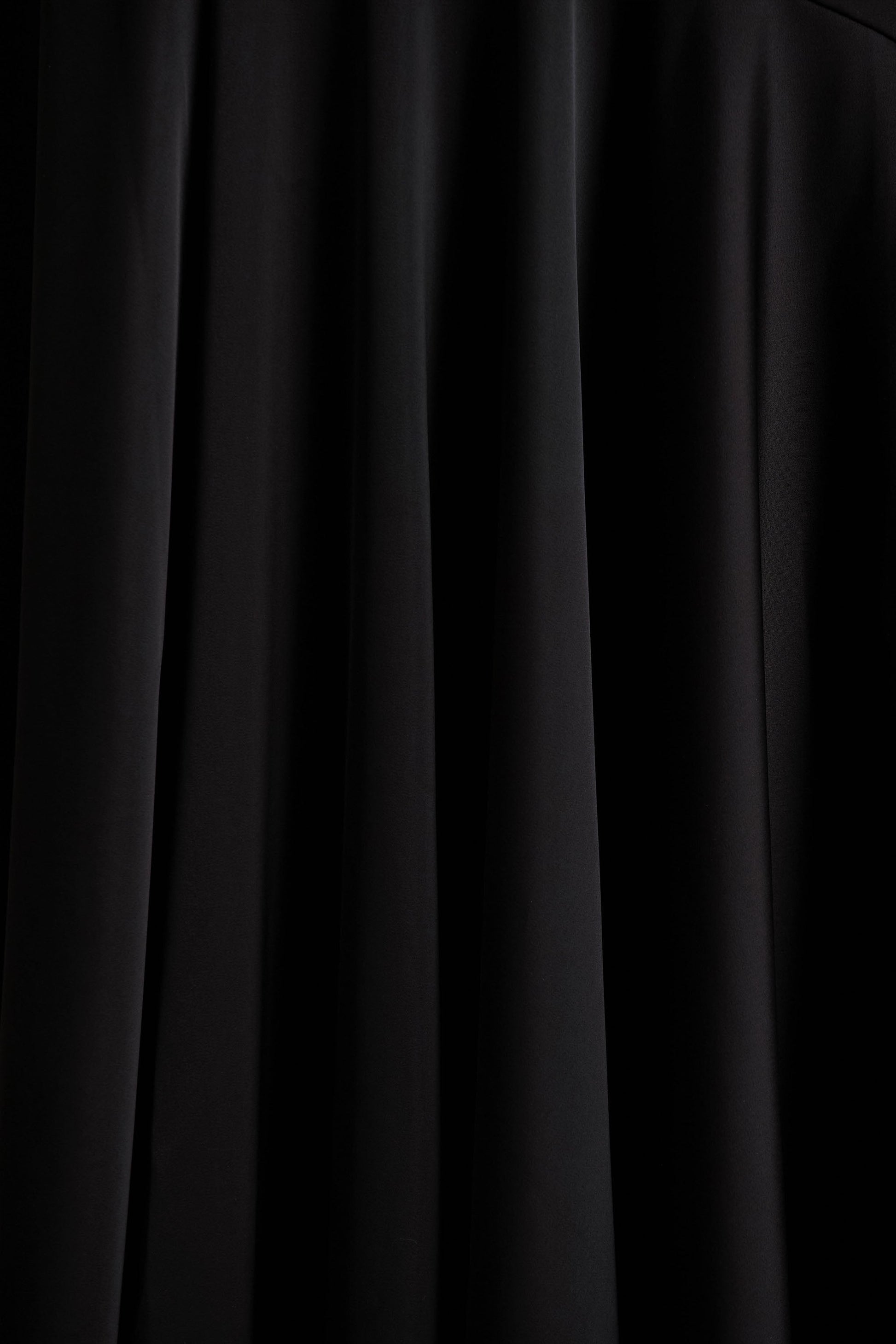 Jemima | Black Satin Halter-Neck Maxi Dress With Feather Trim