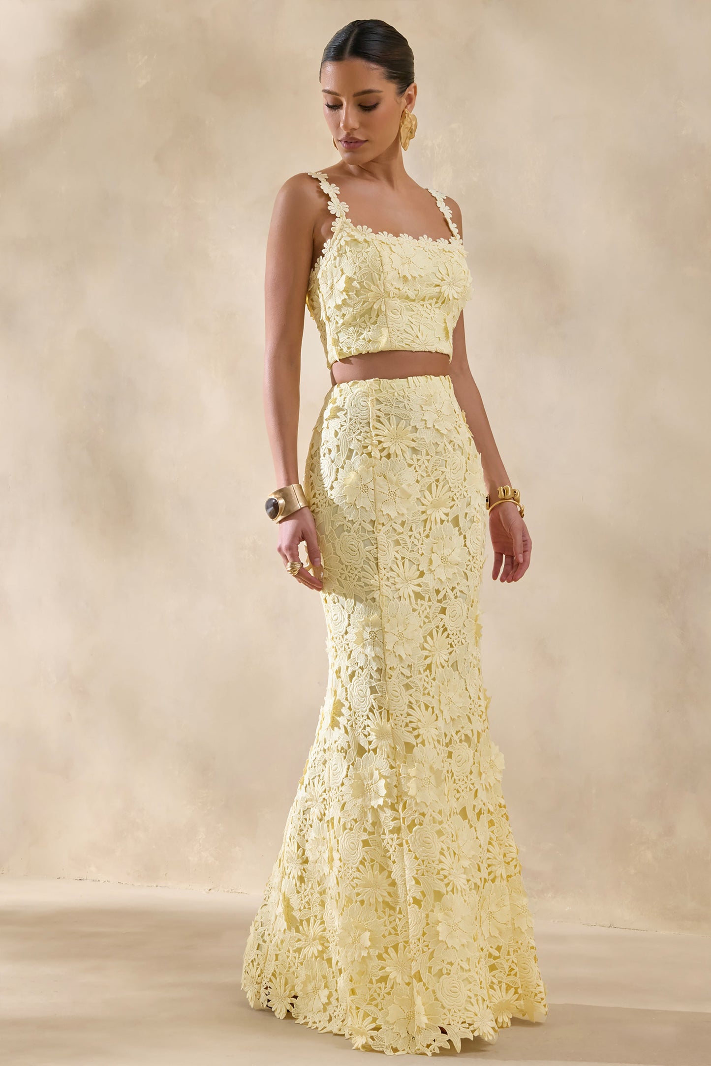 Esmara | Lemon Lace Maxi Skirt