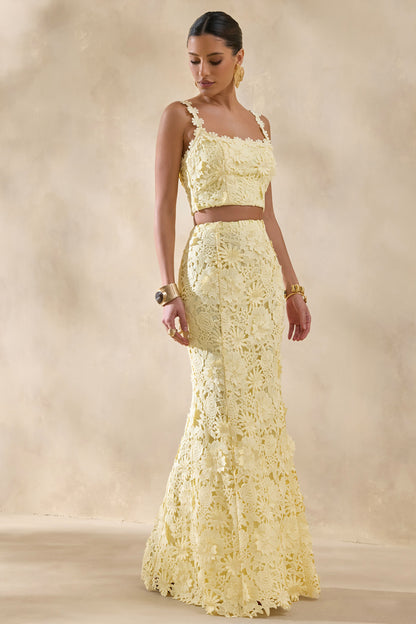 Esmara | Lemon Lace Maxi Skirt