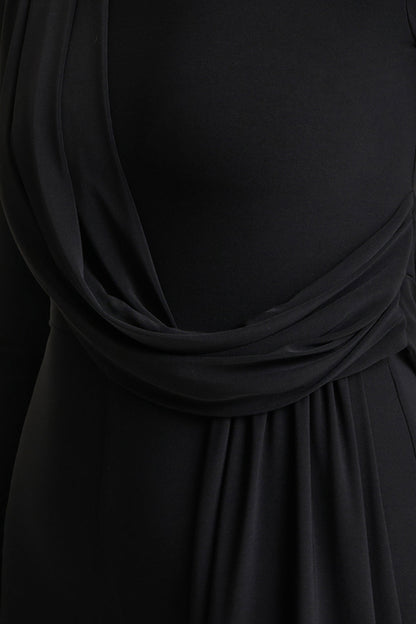 Havenna | Black High-Neck Jumpsuit